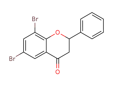6,8-Dibromo-2,3-dihydro-2-phenyl-4H-1-benzopyran-4-one