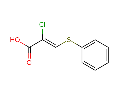 2-chloro-3<i>t</i>-phenylsulfanyl-acrylic acid