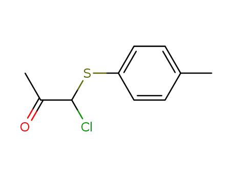 1-chloro-1-<i>p</i>-tolylsulfanyl-acetone