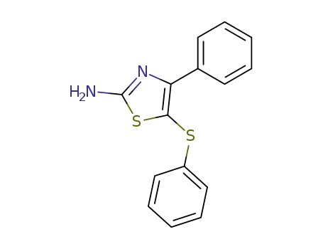 Molecular Structure of 34161-32-5 (4-phenyl-5-phenylsulfanyl-thiazol-2-ylamine)