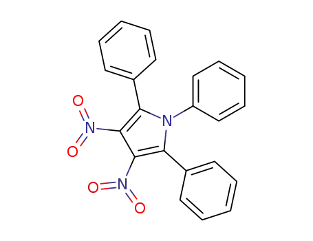 Molecular Structure of 102662-56-6 (3,4-dinitro-1,2,5-triphenyl-pyrrole)