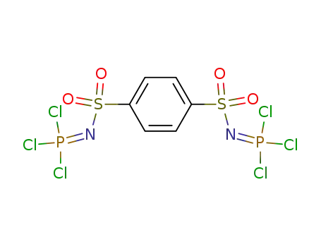 <i>N</i>,<i>N'</i>-bis-trichlorophosphoranylidene-benzene-1,4-disulfonamide
