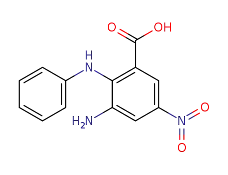 3-amino-2-anilino-5-nitro-benzoic acid
