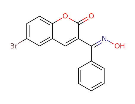 6-bromo-3-(α-hydroxyimino-benzyl)-coumarin