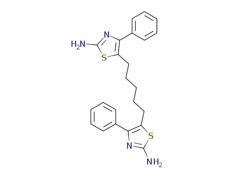 4,4'-diphenyl-5,5'-pentanediyl-bis-thiazol-2-ylamine