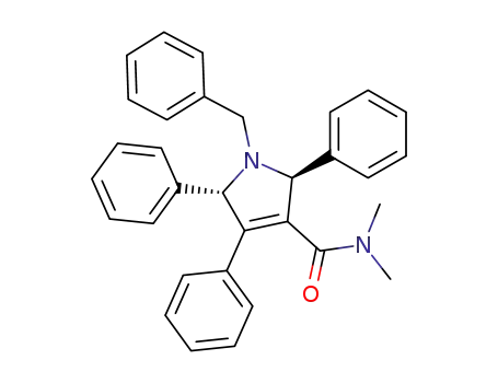 1-Benzyl-2,4,5-triphenyl-3-pyrrolin-3-carbonsaeure-N,N-dimethylamid