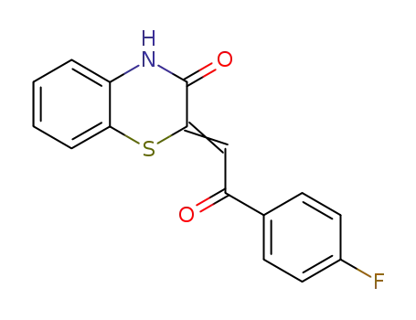 2H-1,4-Benzothiazin-3(4H)-one, 2-[2-(4-fluorophenyl)-2-oxoethylidene]-