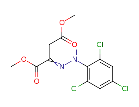 Molecular Structure of 16135-12-9 (Oxalessigsaeure-dimethylester-(2,4,6-trichlor-phenylhydrazon))