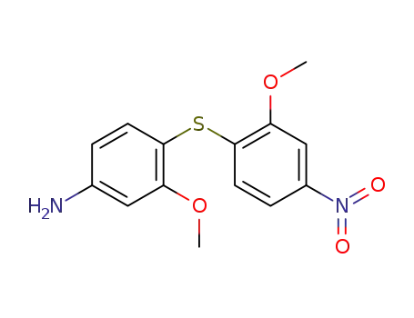 3-methoxy-4-(2-methoxy-4-nitro-phenylsulfanyl)-aniline