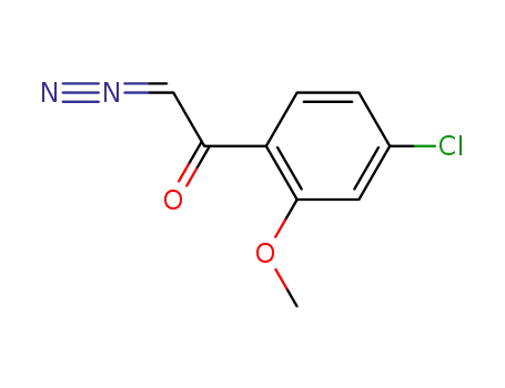 1-(4-chloro-2-methoxy-phenyl)-2-diazo-ethanone