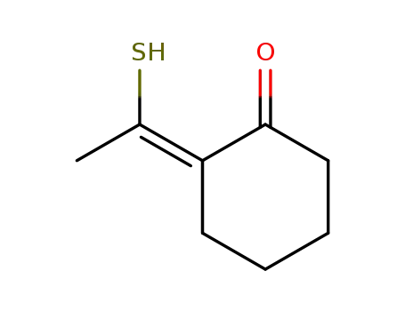 Cyclohexanone, 2-(1-mercaptoethylidene)-, (Z)-