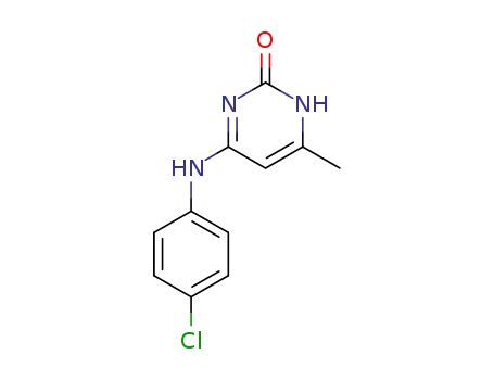 4-(4-chloro-anilino)-6-methyl-1<i>H</i>-pyrimidin-2-one