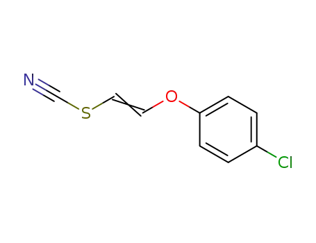Molecular Structure of 111862-37-4 (Thiocyanic acid, 2-(4-chlorophenoxy)ethenyl ester)