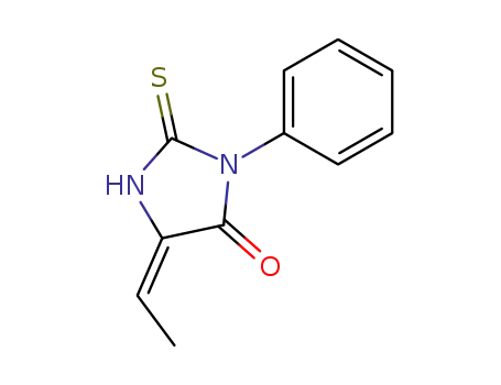 (5E)-5-ethylidene-3-phenyl-2-sulfanylideneimidazolidin-4-one