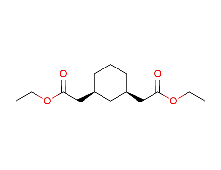 (<i>cis</i>-cyclohexane-1,3-diyl)-di-acetic acid diethyl ester