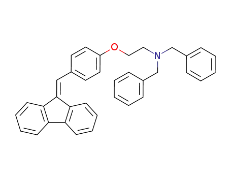 dibenzyl-[2-(4-fluoren-9-ylidenemethyl-phenoxy)-ethyl]-amine