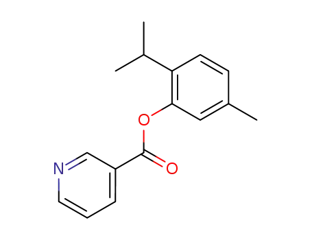 nicotinic acid-(2-isopropyl-5-methyl-phenyl ester)