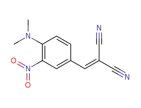 Molecular Structure of 37401-08-4 ((4-dimethylamino-3-nitro-benzylidene)-malononitrile)