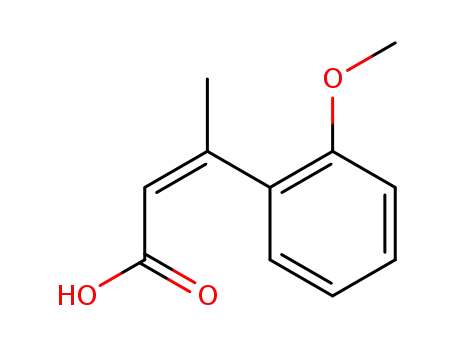 3-(2-methoxy-phenyl)-<i>cis</i>-crotonic acid