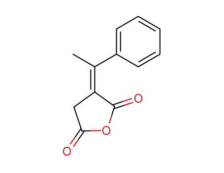 Molecular Structure of 142210-42-2 (2,5-Furandione, dihydro-3-(1-phenylethylidene)-, (Z)-)