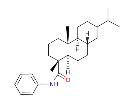 Molecular Structure of 58404-61-8 (1-Phenanthrenecarboxamide,
tetradecahydro-1,4a-dimethyl-7-(1-methylethyl)-N-phenyl-)