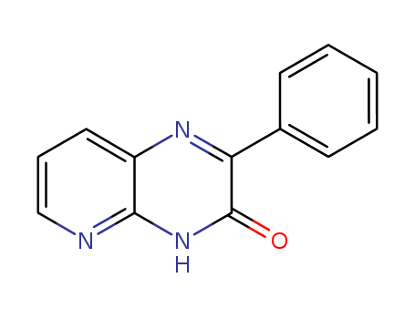 Molecular Structure of 142141-45-5 (Pyrido[2,3-b]pyrazin-3(4H)-one, 2-phenyl-)