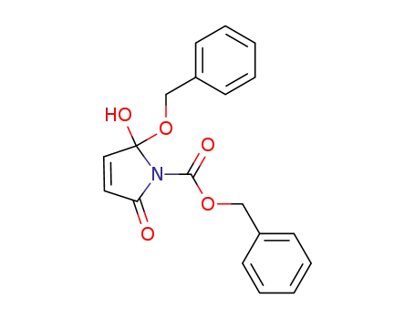 2-Benzyloxy-2-hydroxy-5-oxo-2,5-dihydro-pyrrole-1-carboxylic acid benzyl ester