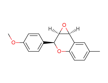 (+/-)-3<i>c</i>,4<i>c</i>-Epoxy-2<i>r</i>-(4-methoxy-phenyl)-6-methyl-chroman