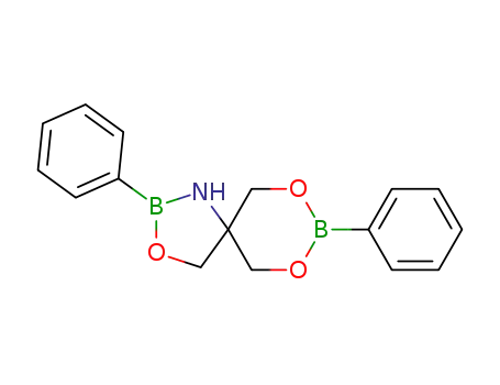 Molecular Structure of 98565-03-8 (2,8-diphenyl-3,7,9-trioxa-1-aza-2,8-dibora-spiro[4.5]decane)