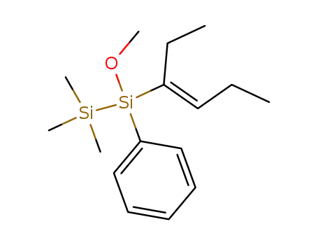 Disilane, 1-(1-ethyl-1-butenyl)-1-methoxy-2,2,2-trimethyl-1-phenyl-