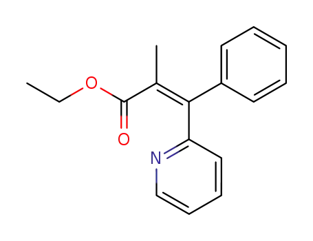 2-methyl-3-phenyl-3-[2]pyridyl-acrylic acid ethyl ester