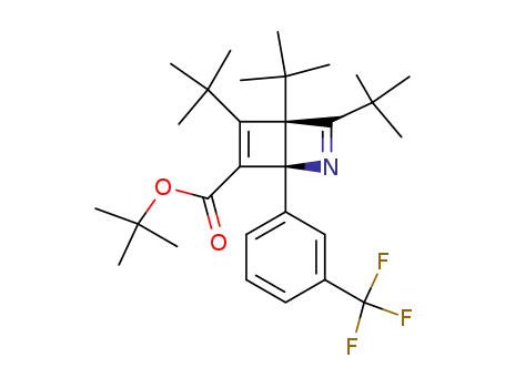 tert-butyl 3,4,5-tri-tert-butyl-1-(3-trifluoromethylphenyl)-2-azabicyclo<2.2.0>hexa-2,5-diene-6-carboxylate