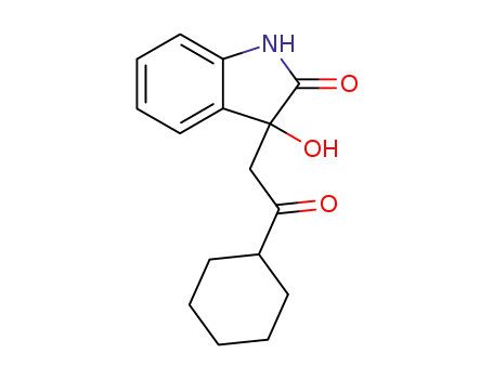 3-(2-cyclohexyl-2-oxo-ethyl)-3-hydroxy-indolin-2-one