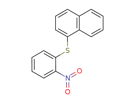 Molecular Structure of 92795-29-4 ([1]naphthyl-(2-nitro-phenyl)-sulfide)