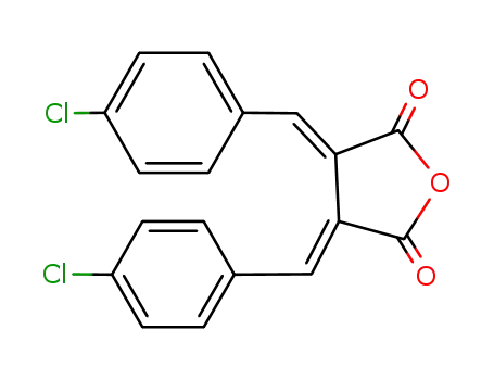 bis-((<i>E</i>)-4-chloro-benzylidene)-succinic acid-anhydride