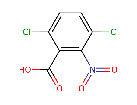 Molecular Structure of 2011-61-2 (Benzoic acid, 3,6-dichloro-2-nitro-)