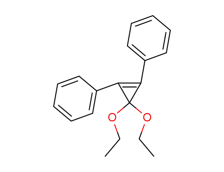 Molecular Structure of 29182-67-0 (Benzene, 1,1'-(3,3-diethoxy-1-cyclopropene-1,2-diyl)bis-)