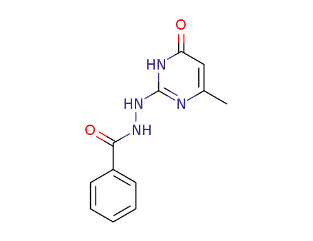 2-(<i>N</i>'-benzoyl-hydrazino)-6-methyl-3<i>H</i>-pyrimidin-4-one