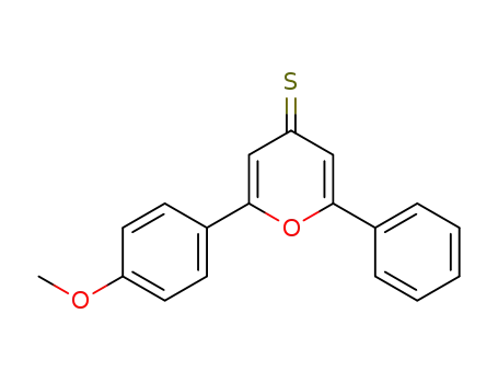 4H-Pyran-4-thione, 2-(4-methoxyphenyl)-6-phenyl-