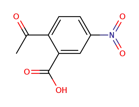 Molecular Structure of 58335-61-8 (2-acetyl-5-nitro-benzoic acid)
