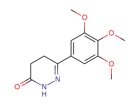 3(2H)-Pyridazinone, 4,5-dihydro-6-(3,4,5-trimethoxyphenyl)-