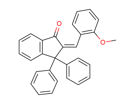 2-(2-methoxy-<i>seqcis</i>-benzylidene)-3,3-diphenyl-indan-1-one