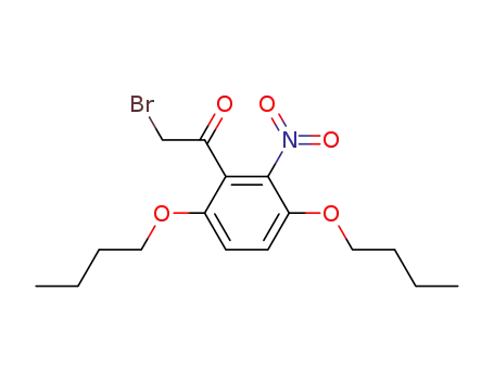 2-bromo-1-(3,6-dibutoxy-2-nitro-phenyl)-ethanone