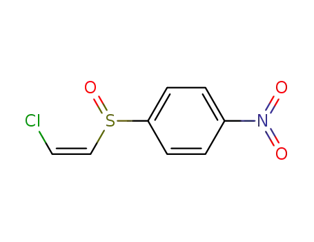 Molecular Structure of 88388-65-2 (Benzene, 1-[(2-chloroethenyl)sulfinyl]-4-nitro-)