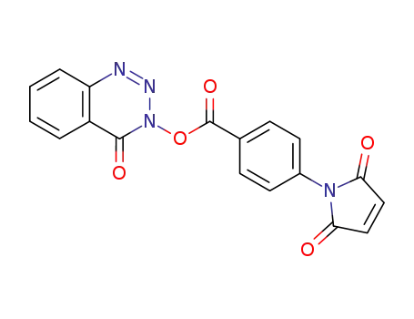 1H-Pyrrole-2,5-dione,
1-[4-[[(4-oxo-1,2,3-benzotriazin-3(4H)-yl)oxy]carbonyl]phenyl]-