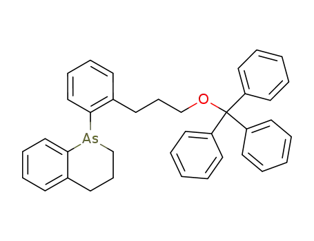 1-[2-(3-trityloxy-propyl)-phenyl]-1,2,3,4-tetrahydro-arsinoline
