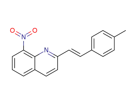2-(4-methyl-styryl)-8-nitro-quinoline