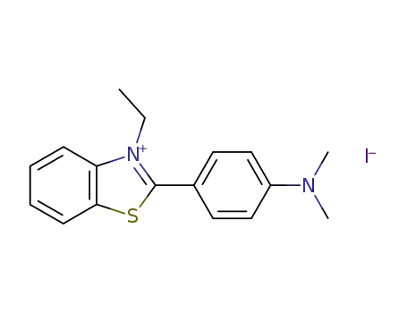 2-(4-dimethylamino-phenyl)-3-ethyl-benzothiazolium; iodide