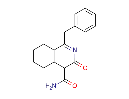 1-benzyl-3-oxo-3,4,4a,5,6,7,8,8a-octahydro-isoquinoline-4-carboxylic acid amide