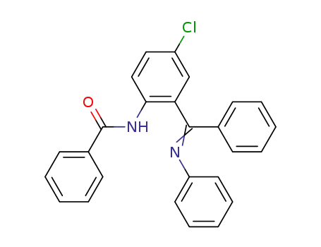 2-Benzoylamino-5-chlorbenzophenon-N-phenylimin